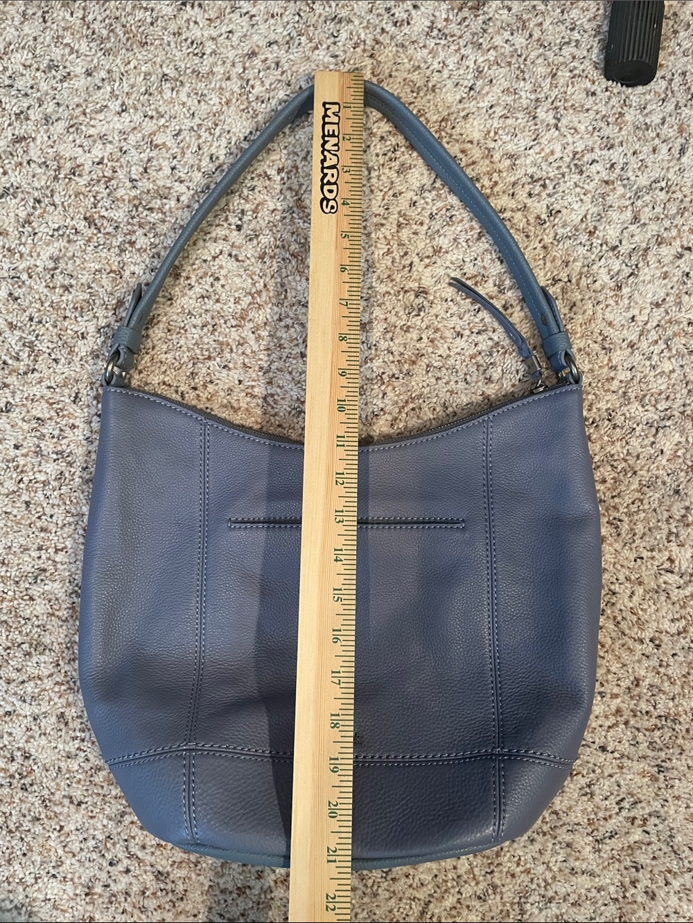 The sak  Leather Hobo Bag zipper closure - Picture 6 of 10